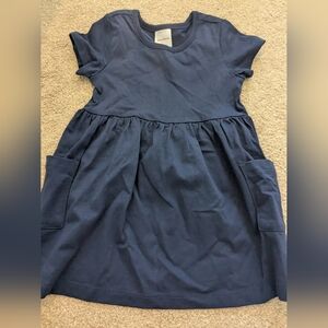 Like New Hanna Andersson Navy Blue Casual Kids Dress